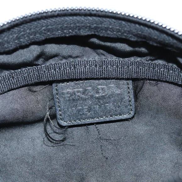 PRADA Pouch Nylon Black Auth yk13517 - Picture 9 of 16